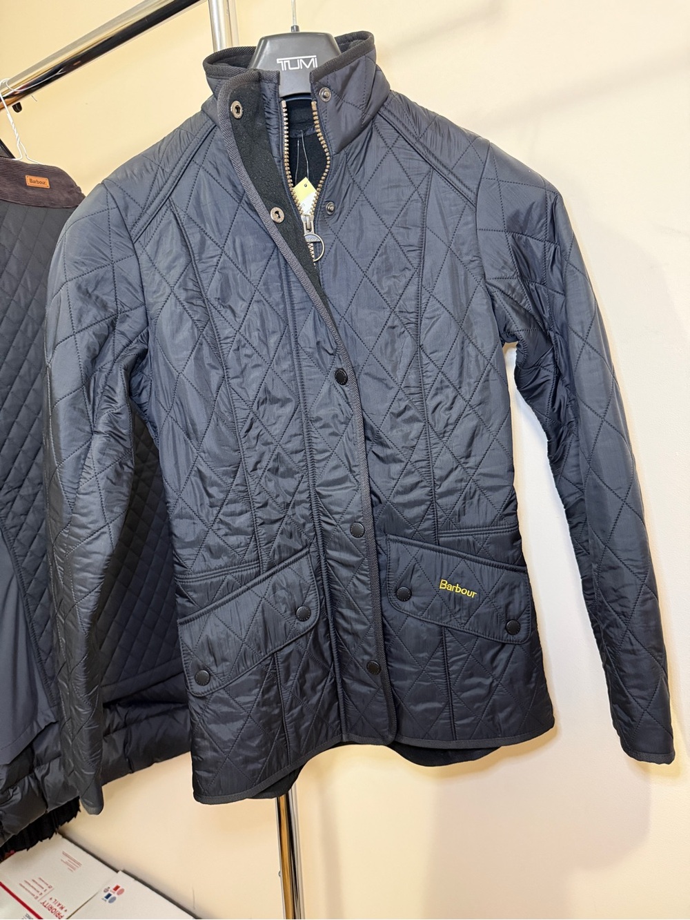 Barbour Women's Quilted Cavalry Jacket black
